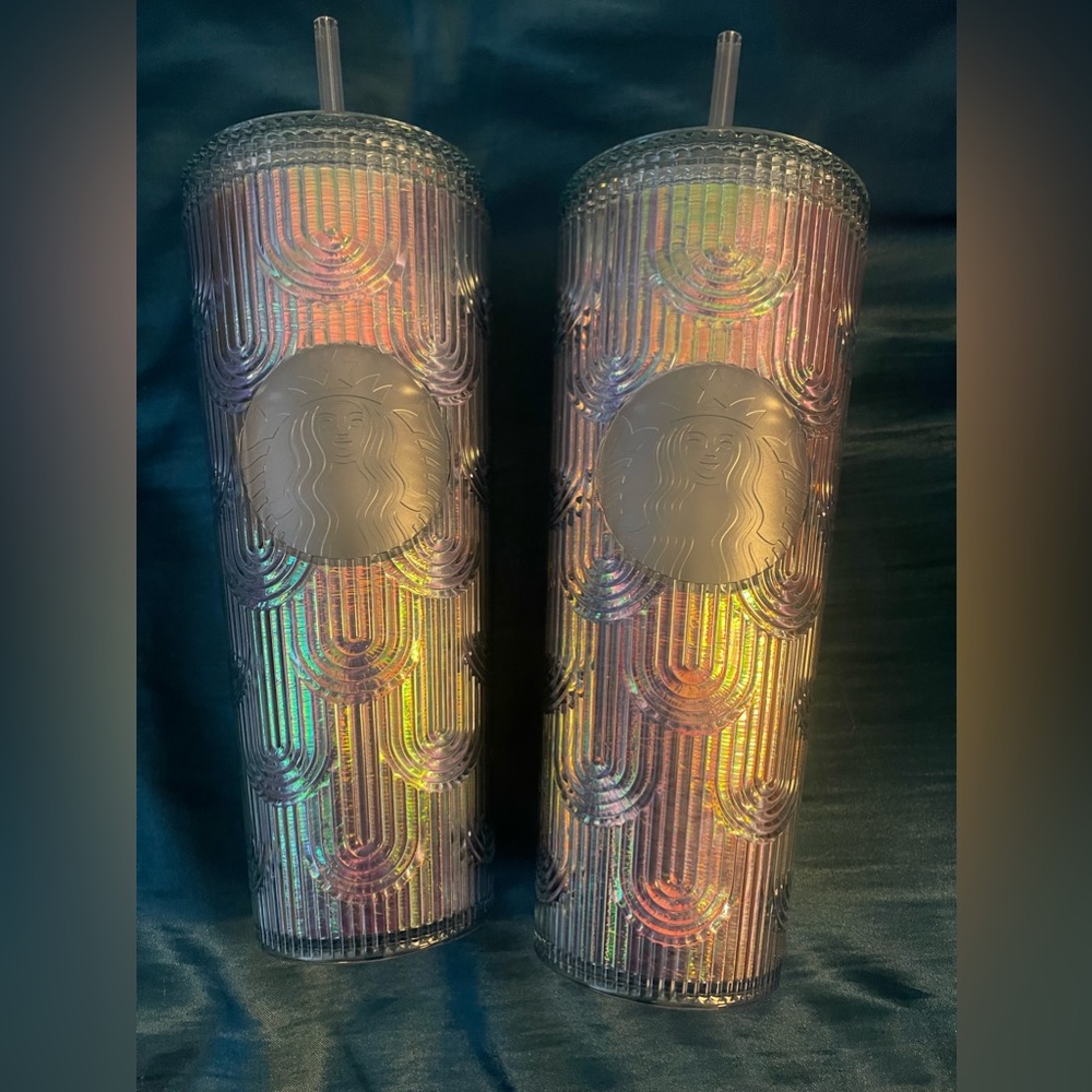 Starbucks 2022 Limited Edition Spring Iridescent Mermaid Tumbler Venti